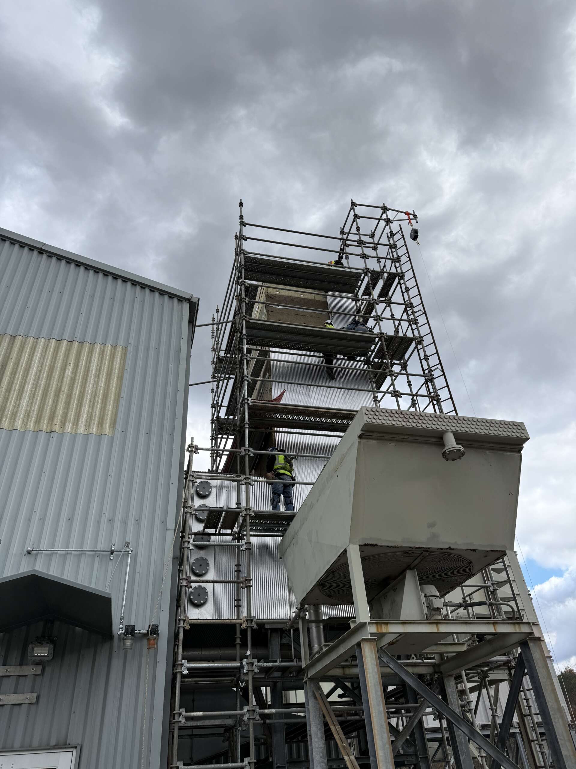 industrial scaffolding - Compressor Exhaust